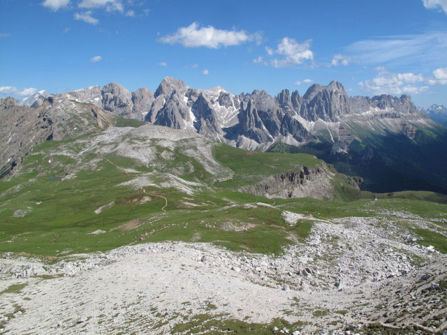 Schlern-Hochfl&auml;che vom Petz aus (26. Juni)