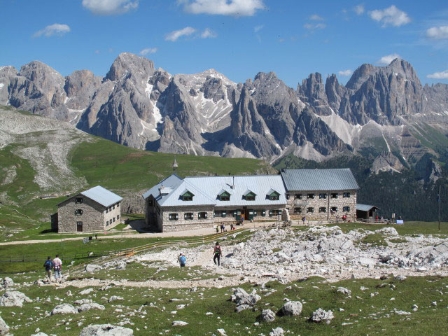 Schlernhaus, 2.450 m (26. Juni)