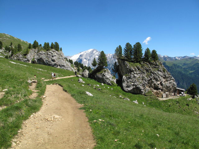 Friedrich August-Weg zwischen Plattkofelh&uuml;tte und Rifugio Sandro Pertini (27. Juni)