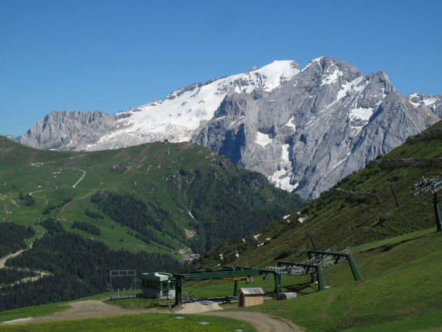 Marmolada von Weg 4 aus (27. Juni)