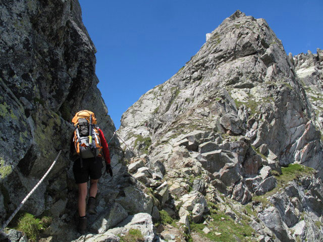 Ifinger-Klettersteig: Gudrun (2. Juli)