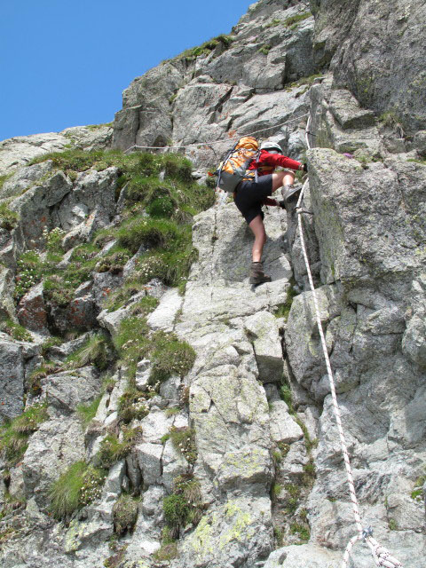 Ifinger-Klettersteig: Gudrun (2. Juli)
