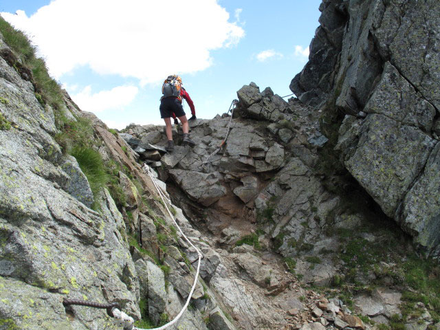 Ifinger-Klettersteig: Gudrun (2. Juli)