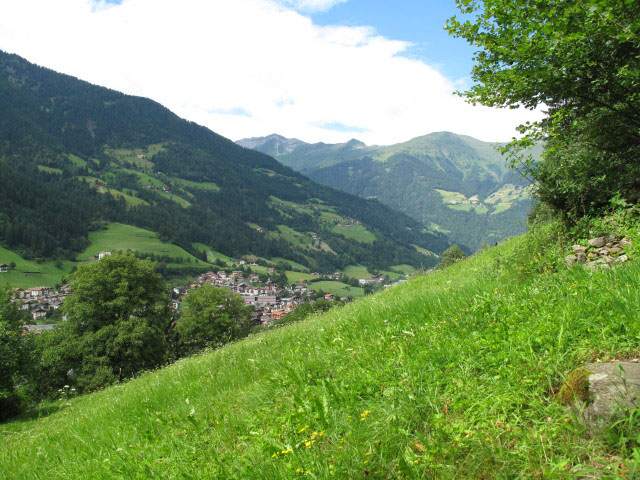 St. Martin in Passeier von Weg 2 aus (3. Juli)