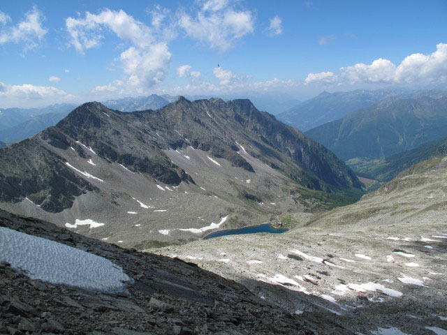 vom S&auml;uleck-Klettersteig Richtung S&uuml;dwesten (9. Juli)