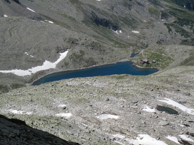 D&ouml;sner See vom S&auml;uleck-Klettersteig aus (9. Juli)