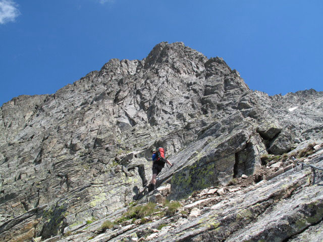 S&auml;uleck-Klettersteig: Norbert am S&uuml;dgrat (9. Juli)
