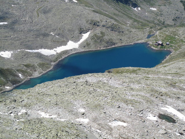 D&ouml;sner See vom S&auml;uleck-Klettersteig aus (9. Juli)