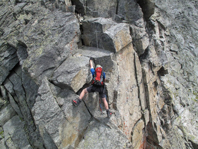 S&auml;uleck-Klettersteig: Norbert am S&uuml;dgrat (9. Juli)