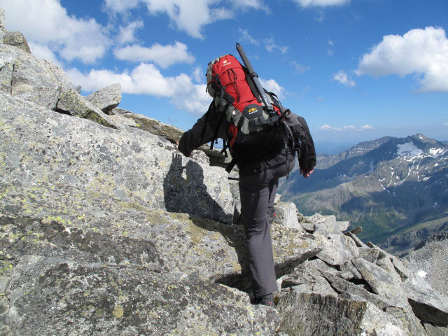Norbert zwischen S&auml;uleck und Detmolder Steig (9. Juli)