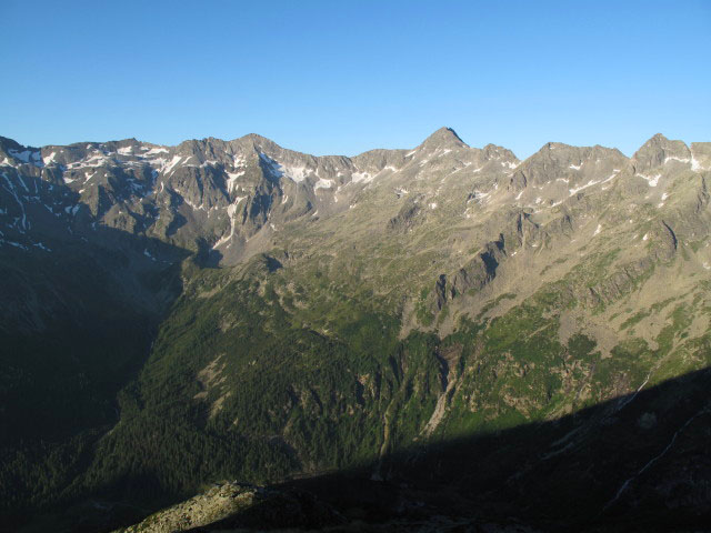 vom Winterleitenkopf Richtung S&uuml;dwesten (10. Juli)