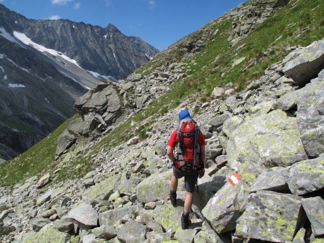 Norbert am Celler Weg zwischen Winkelbach und In den Sch&ouml;bern (10. Juli)