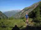 Norbert auf Weg 510 bei der Dösner Hütte (9. Juli)