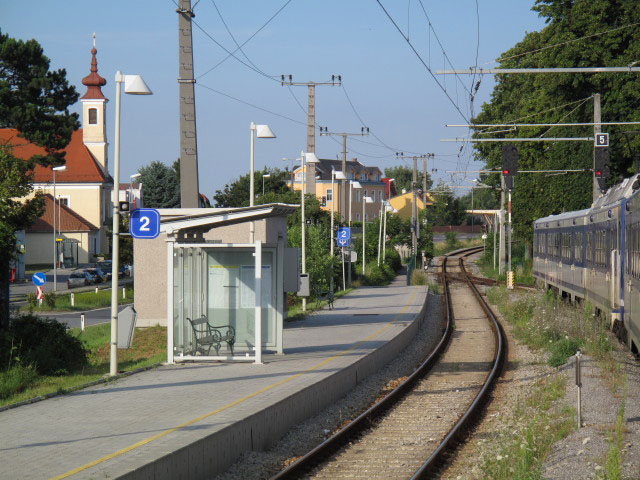 Bahnhof Maria Ellend an der Donau, 172 m