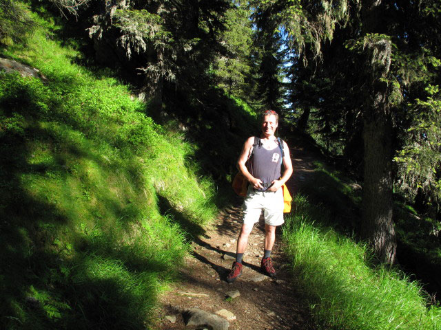 Erich auf Weg STW-A zwischen H&uuml;ttecksattel und Rossfeld