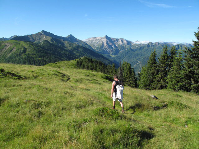 Erich auf Weg STW-A zwischen Rossfeld und Latterfu&szlig;sattel