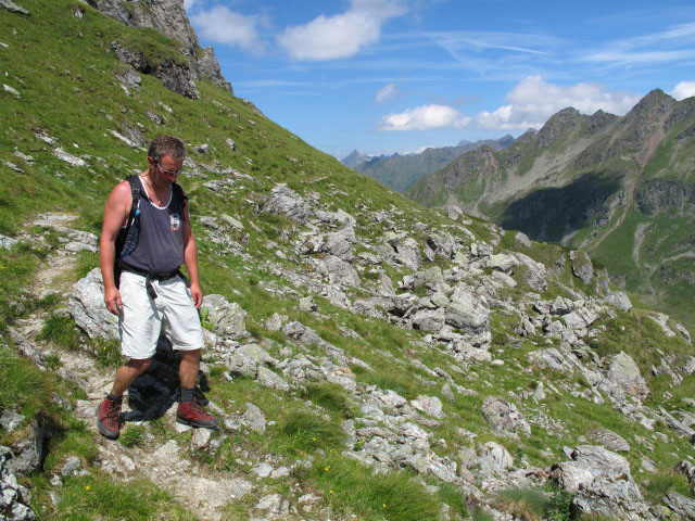 Erich auf Weg STW-A zwischen Brettersee und Ignaz-Mattis-H&uuml;tte