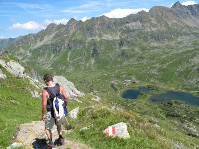 Erich auf Weg STW-A zwischen Brettersee und Ignaz-Mattis-H&uuml;tte