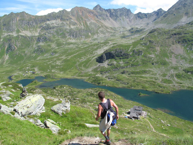 Erich auf Weg STW-A zwischen Brettersee und Ignaz-Mattis-H&uuml;tte
