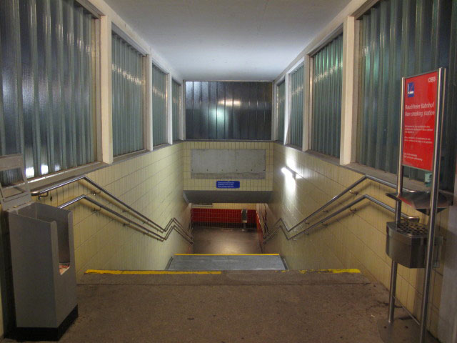 Bahnhof G&auml;nserndorf, 155 m