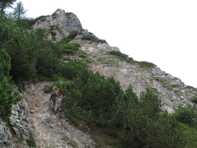 Mittagskogel-Nordostgrat: Christoph (31. Juli)