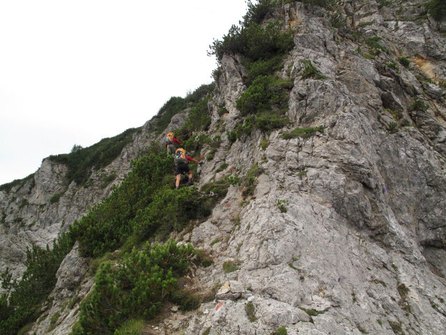 Mittagskogel-Nordostgrat: Christoph und Gudrun (31. Juli)