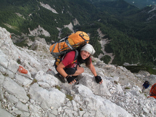 Mittagskogel-Nordostgrat: Gudrun (31. Juli)