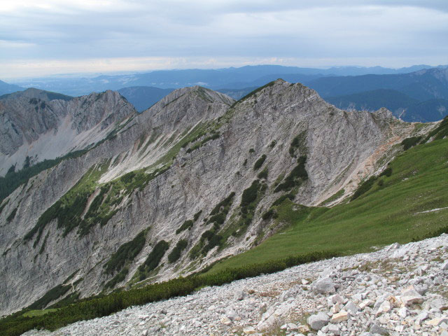vom Mittagskogel-Nordostgrat Richtung S&uuml;dosten (31. Juli)