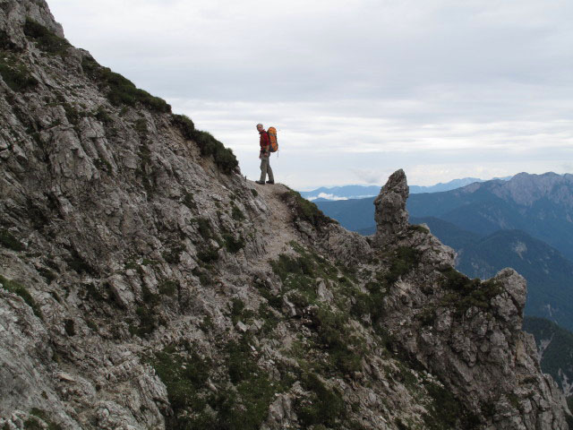 Christoph zwischen Mittagskogel und H&uuml;hnerkogel (31. Juli)