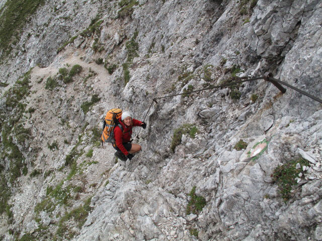 Gudrun zwischen Mittagskogel und H&uuml;hnerkogel (31. Juli)
