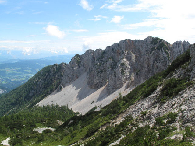 Im Tenn vom Krainer T&ouml;rl aus (31. Juli)