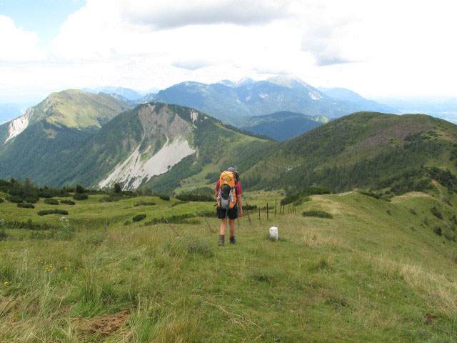 Gudrun zwischen Frauenkogel und Rosenkogel (31. Juli)