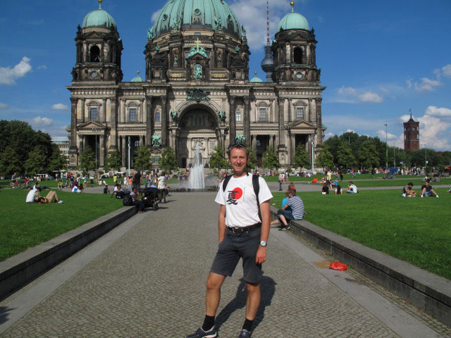 Ich bei der Oberpfarr- und Domkirche