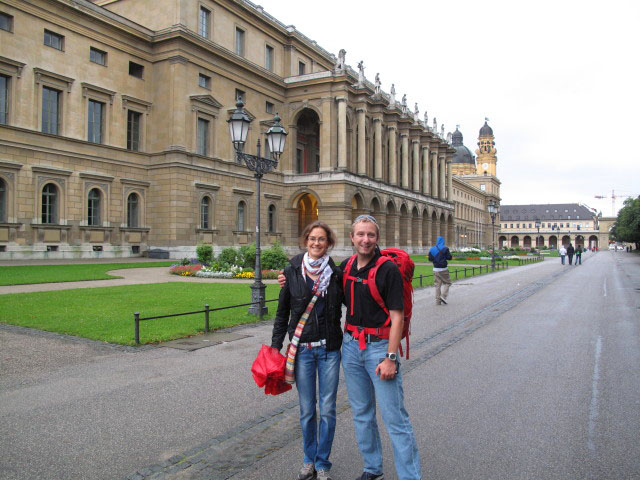 Julia und ich bei der Bayerischen Akademie der Wissenschaften