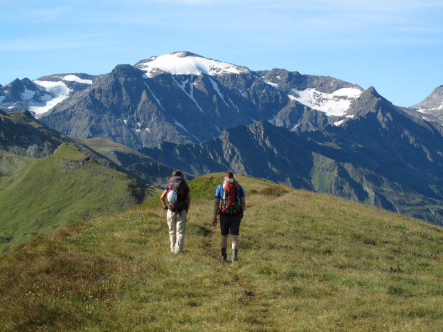 Sonja und Norbert zwischen Kalkbretterkopf und Gasteiner H&ouml;he (14. Aug.)