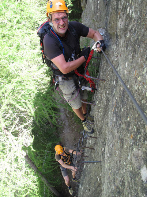 Andreas und Axel in der linken Uferroute