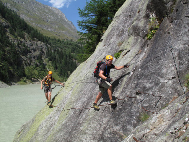 Andreas und Axel in der linken Uferroute