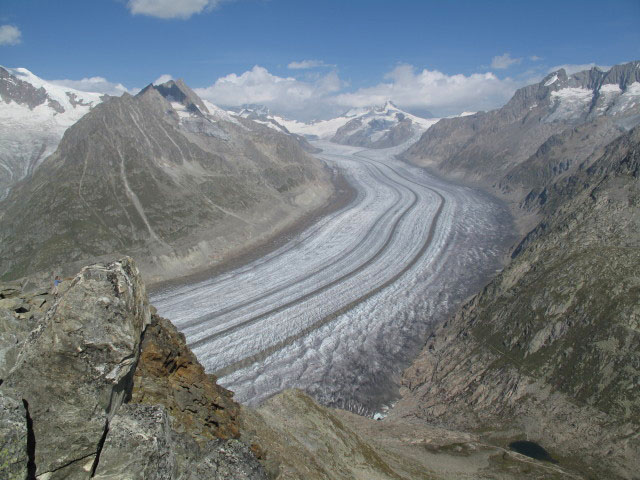 Gro&szlig;er Aletschgletscher von Eggishorn aus