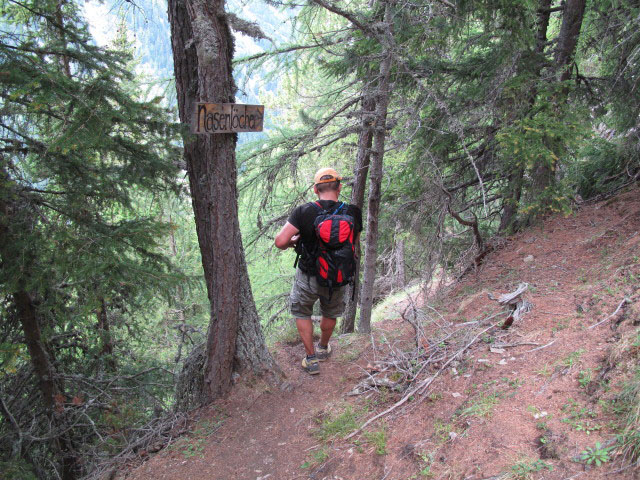 Axel zwischen Trosibode und 'Nasenl&ouml;cher'