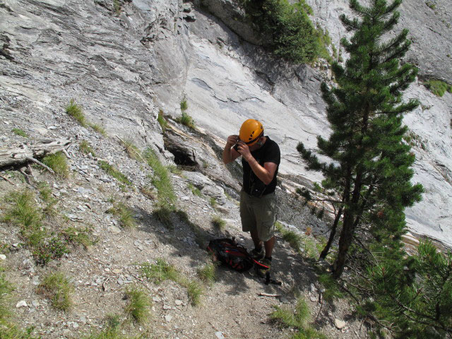 Axel bei den 'Nasenl&ouml;chern'