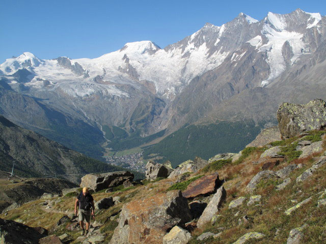 Axel zwischen Chrizbode und T&auml;lli