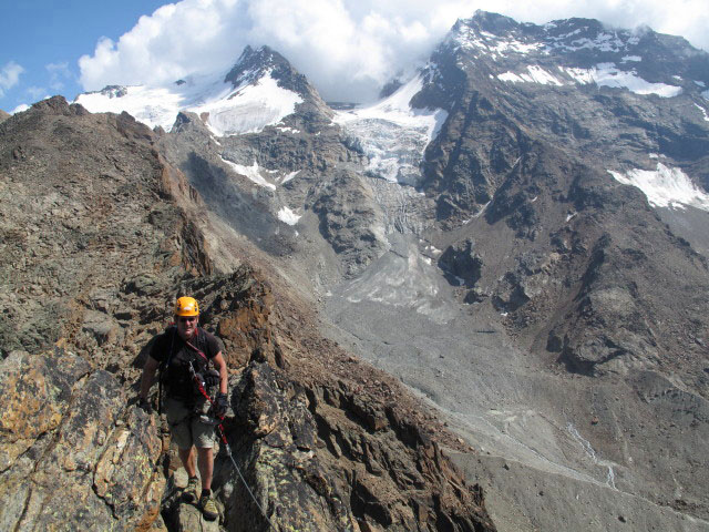 Jegihorn-Klettersteig: Axel im oberen Teil