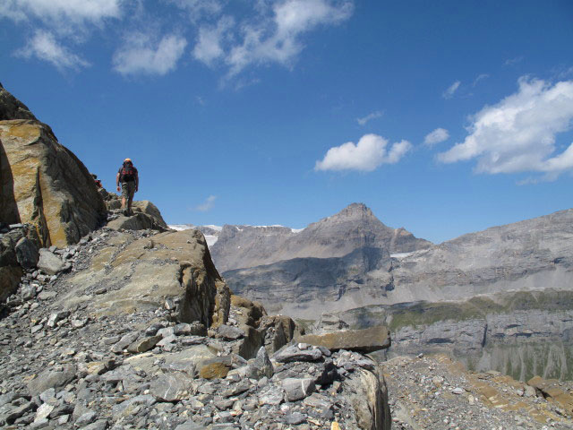 Axel zwischen Daubenhorn-Gletscher und L&auml;mmerenboden