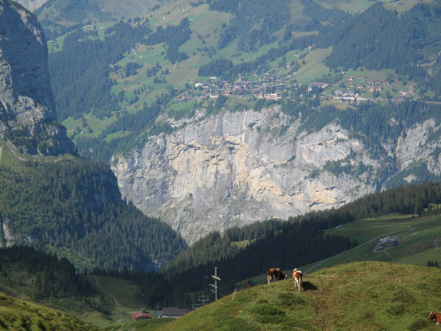 M&uuml;rrenflue von der Jungfraubahn aus