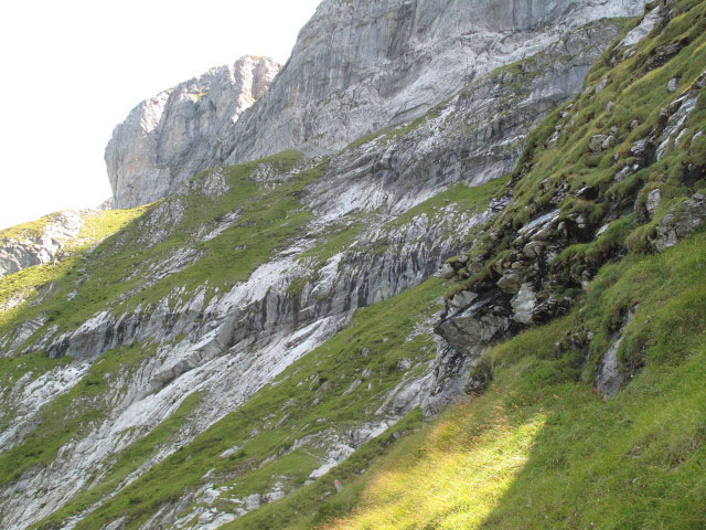 zwischen Eigertrail und Osteggh&uuml;tte-Klettersteig