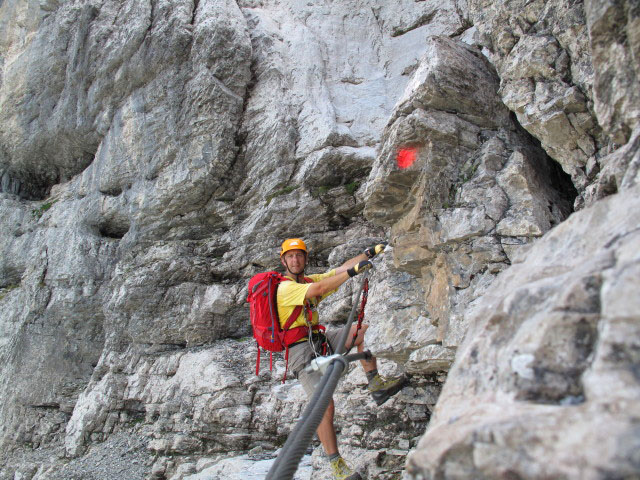 Osteggh&uuml;tte-Klettersteig: Ich
