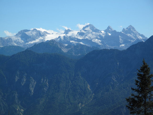Dachstein von der Bergstation der Katrin-Seilbahn aus