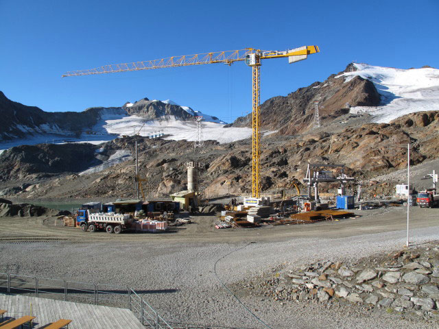von der Bergstation des Gletscherexpress Richtung S&uuml;dwesten (10. Sep.)