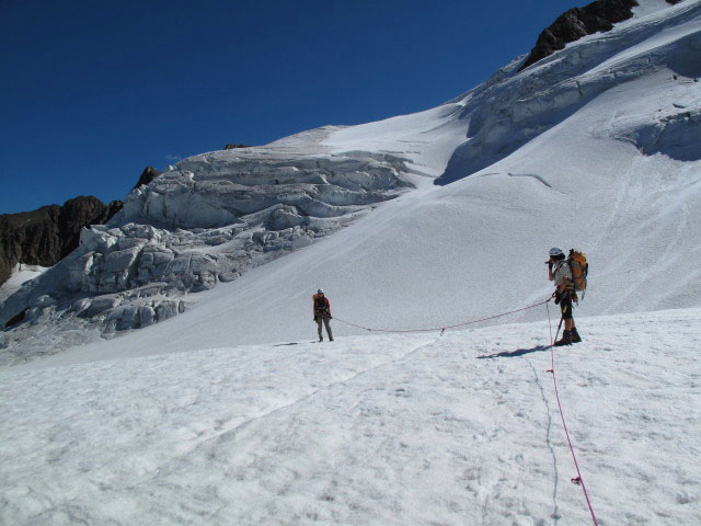 Christoph und Gudrun am Taschachferner (10. Sep.)