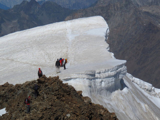 Wildspitze-Nordgipfel von der Wildspitze aus (10. Sep.)
